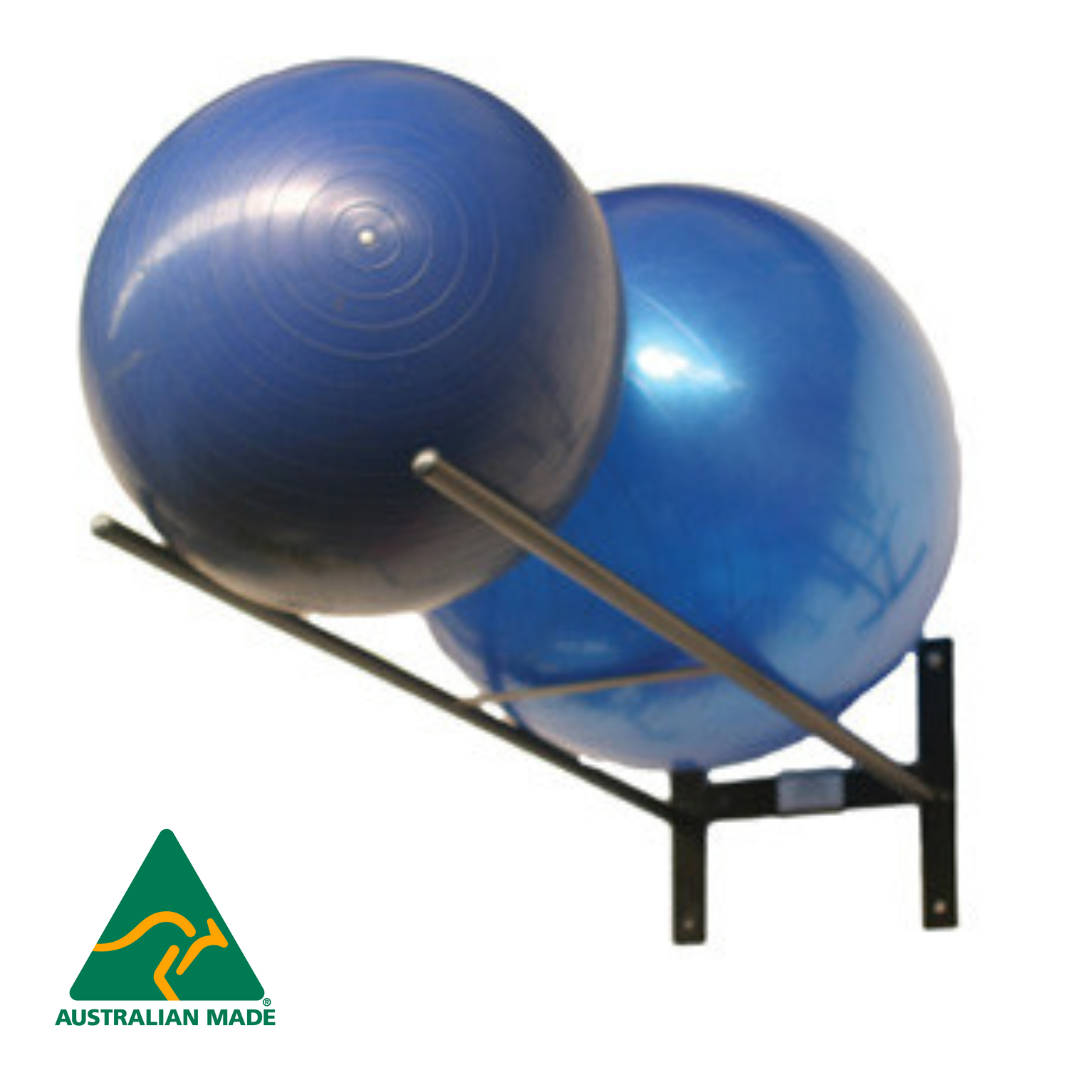 double fitball wall stand