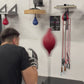 Leather Floor to Ceiling Balls (Double End Bag)